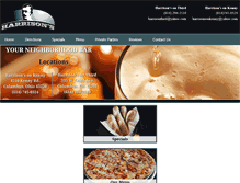 Tablet Screenshot of harrisonsonthird.com